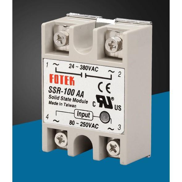 Solid State Module SSR - 100AA; SSR-25 DA-H; SSR-25 VA-H; SSR-60 VA-H;SSR-60 AA-H;SSR-80 ( Relay Rơ le bán dẫn ) Fotek.