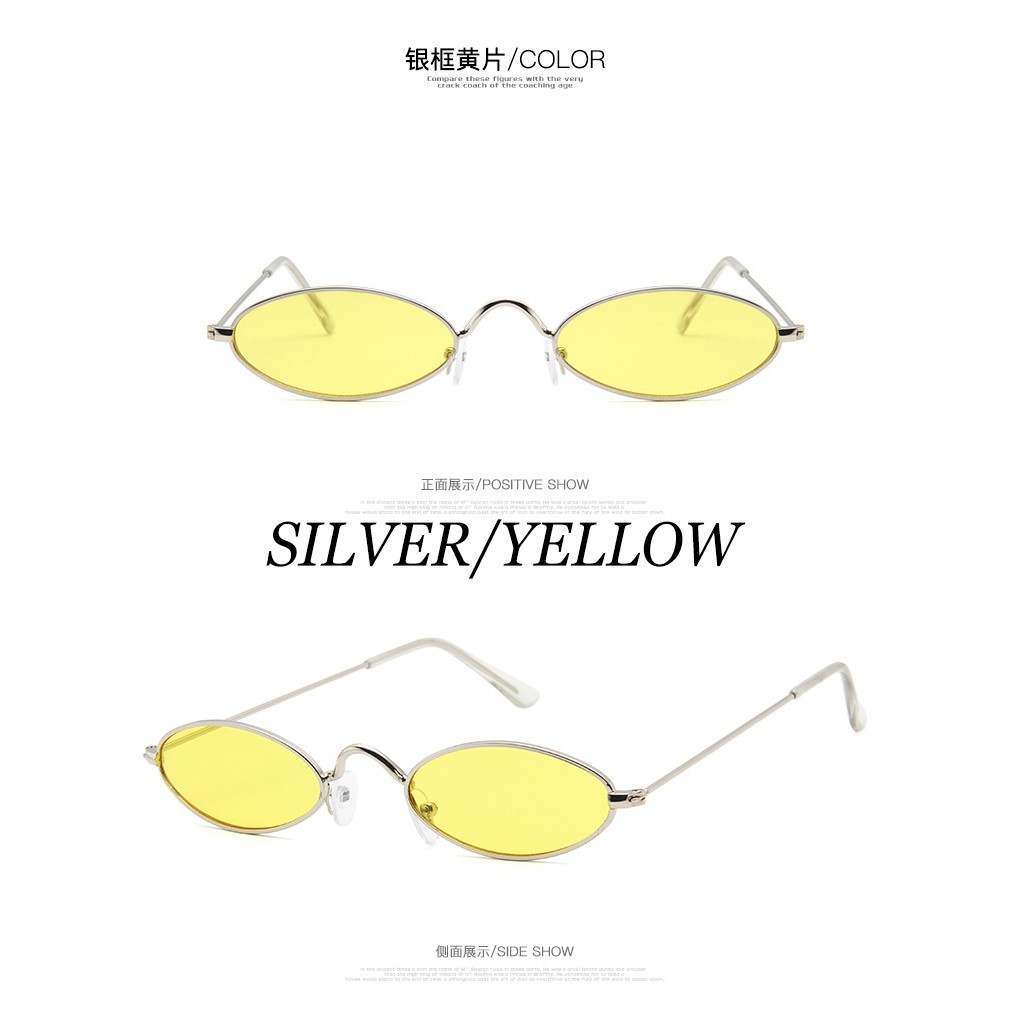 Kính mát gọng kim loại thời trang cổ điển sành điệu cho nam và nữ