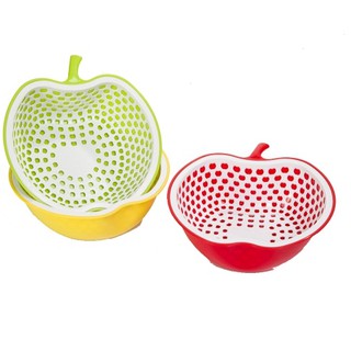 Rổ 2 lớp hình quả táo bằng nhựa