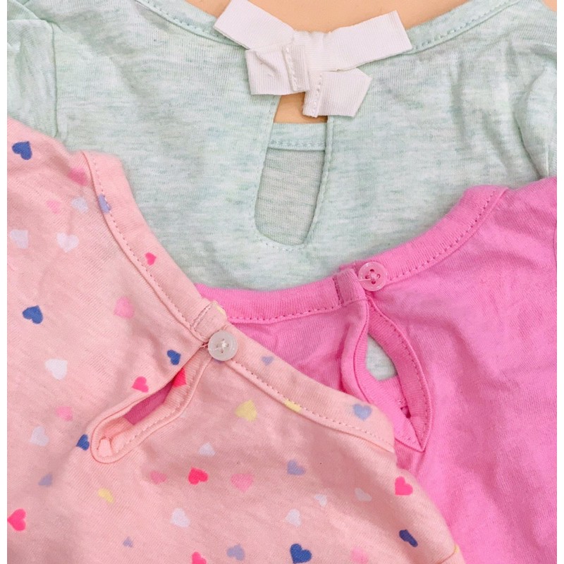 Set 3 Body Oshkosh cotton Organic siêu đẹp 0/3m-24m