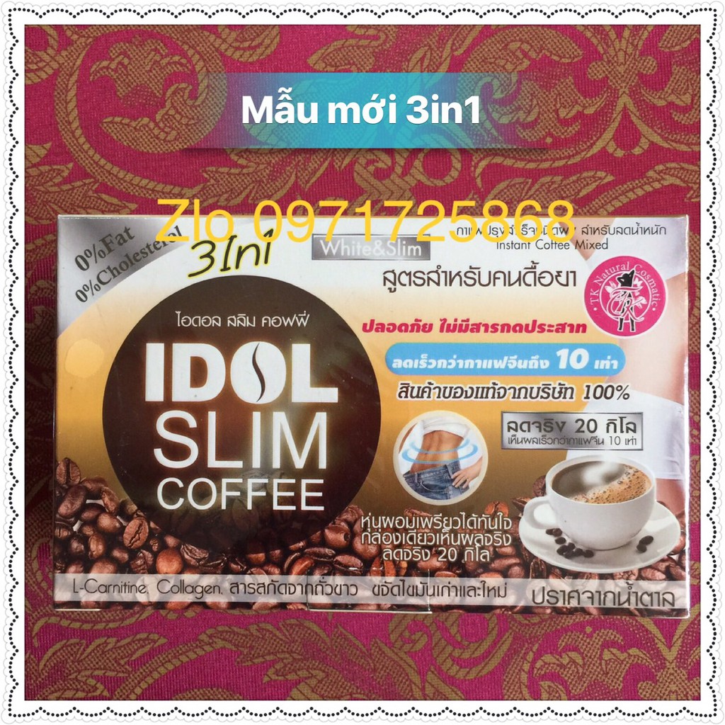Idol Slim Coffee [mẫu mới 3in1]