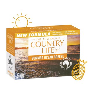 Country Life Xà bông Summer Ocean Breeze - Lốc 5 x 90g nhập khẩu từ Úc