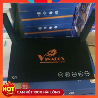 Mua  Chính hãng  VINABOX X9 Ram 2gb. Độ phân giải 4K có thu wifi và phát wifi