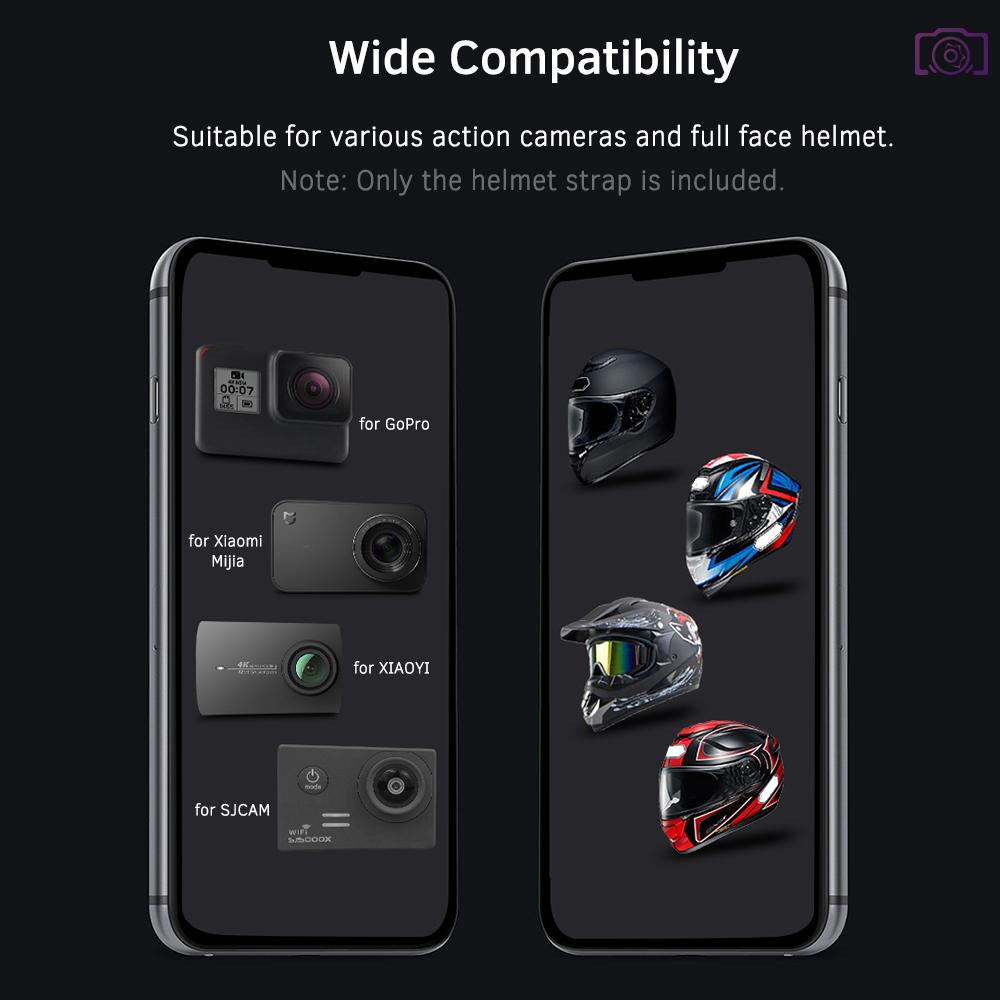 Dây Đeo Mũ Bảo Hiểm Cho Camera Hành Trình 7 / 6 / 5 / 4 / 3 SJCAM sj5000 / 6000 / 7000 DJI Osmo Actionyc | BigBuy360 - bigbuy360.vn