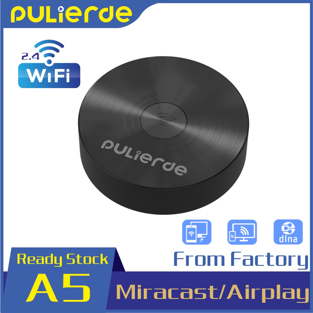 Bộ thiết bị kết nối tín hiệu trình chiếu Pulierde A5 Miracast không dây kết nối Wifi