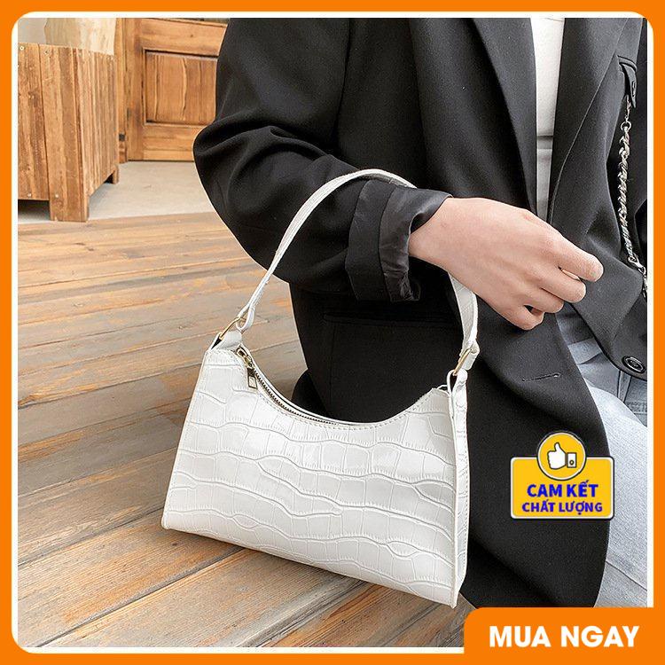 Túi kẹp nách xách tay nữ da PU thời trang đi chơi đi dạo phố phong cách sang trọng thanh lịch ST912