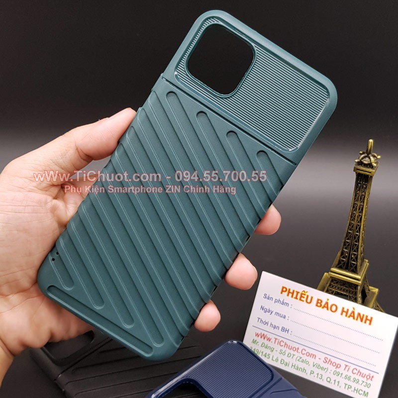 Ốp Lưng Google Pixel 4 Dẻo Kẻ Sọc Chéo Chống Sốc
