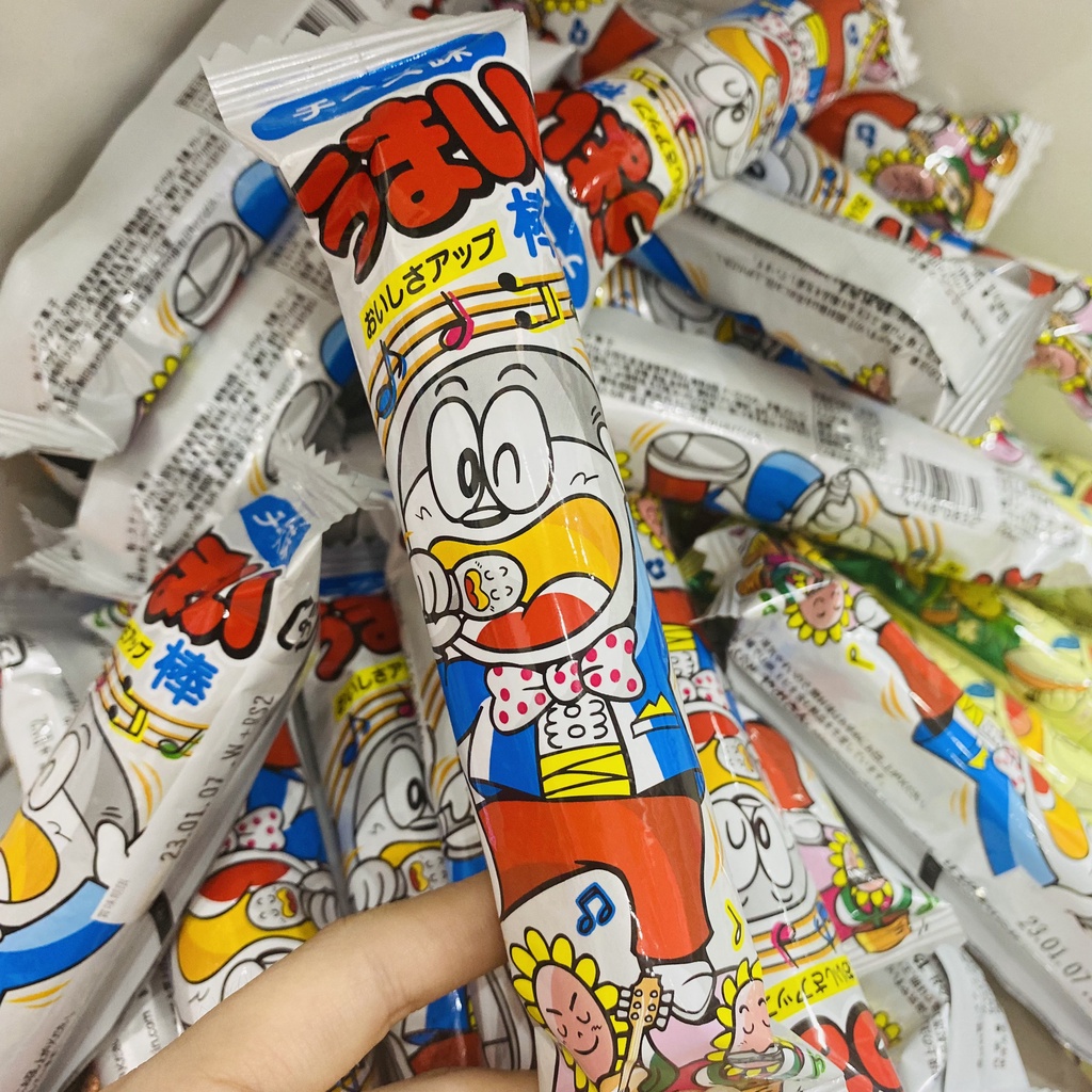 Bánh Doraemon Yaokin Umaibo Nhật Bản vị phô mai - ngô, bánh snack truyền thống của Nhật