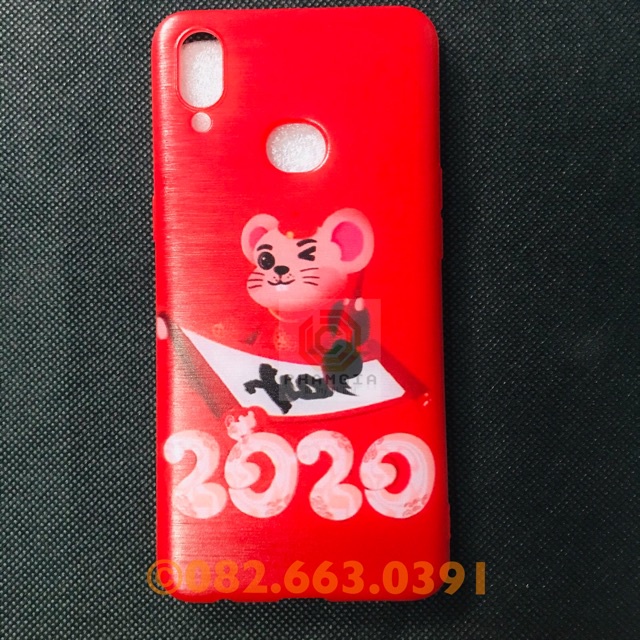 Ốp Lưng hình tết chú chuột 2020 (canh tí) Samsung A10S A20s A30s A50s Dẻo Đỏ siêu đẹp