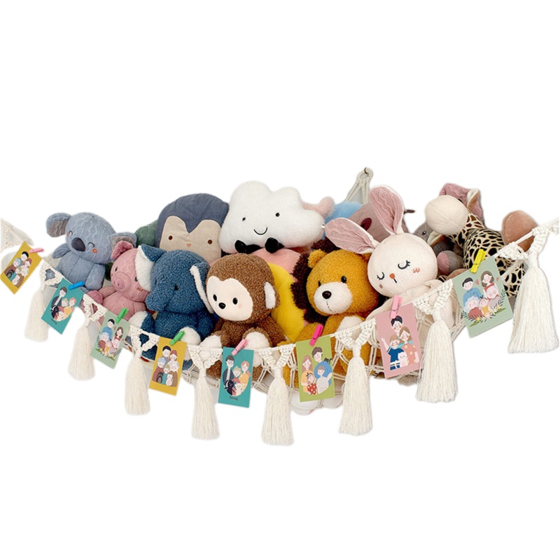 Túi Lưới Tam Giác Đựng Đồ Chơi Cho Bé Dễ Thương