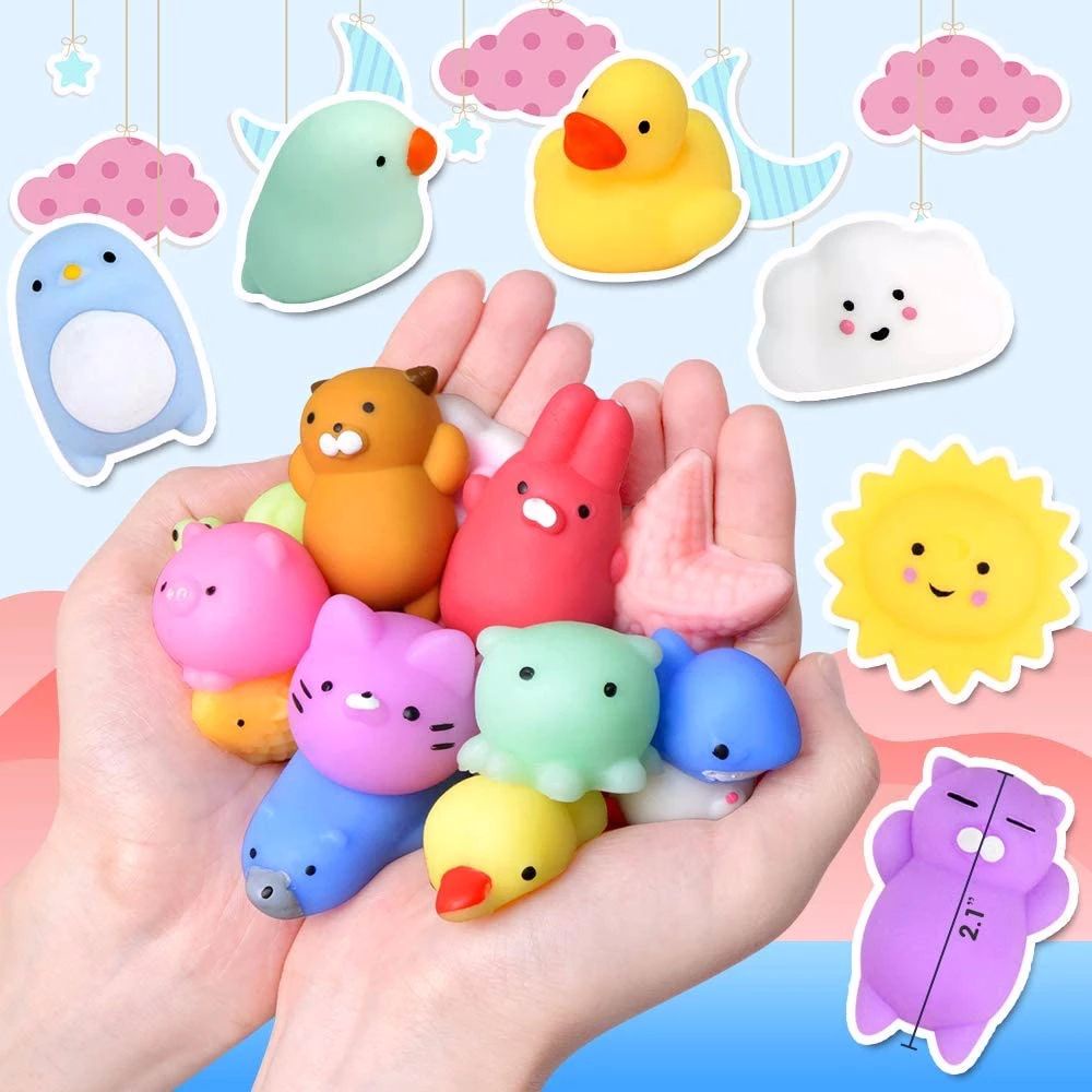 Set 10 Mô Hình Mochi Mini Dễ Thương Dùng Trang Trí Bàn Làm Việc
