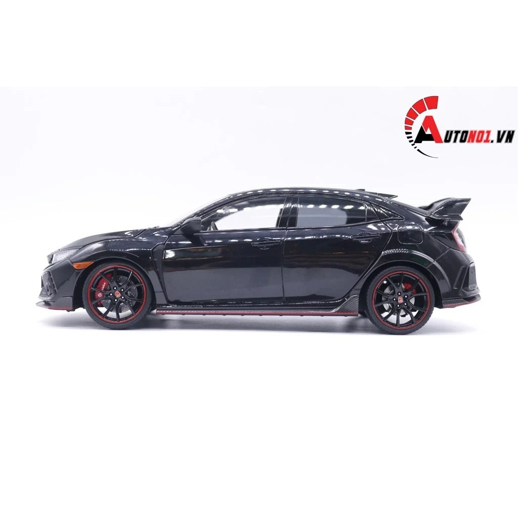 MÔ HÌNH XE HONDA CIVIC HATCHBACK TYPE R BLACK 1:18 LCD 7579