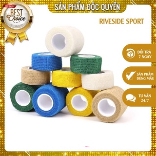 Băng Cuốn Xốp 5cmx5m Chuyên Dụng Thể Thao Nhiều Màu