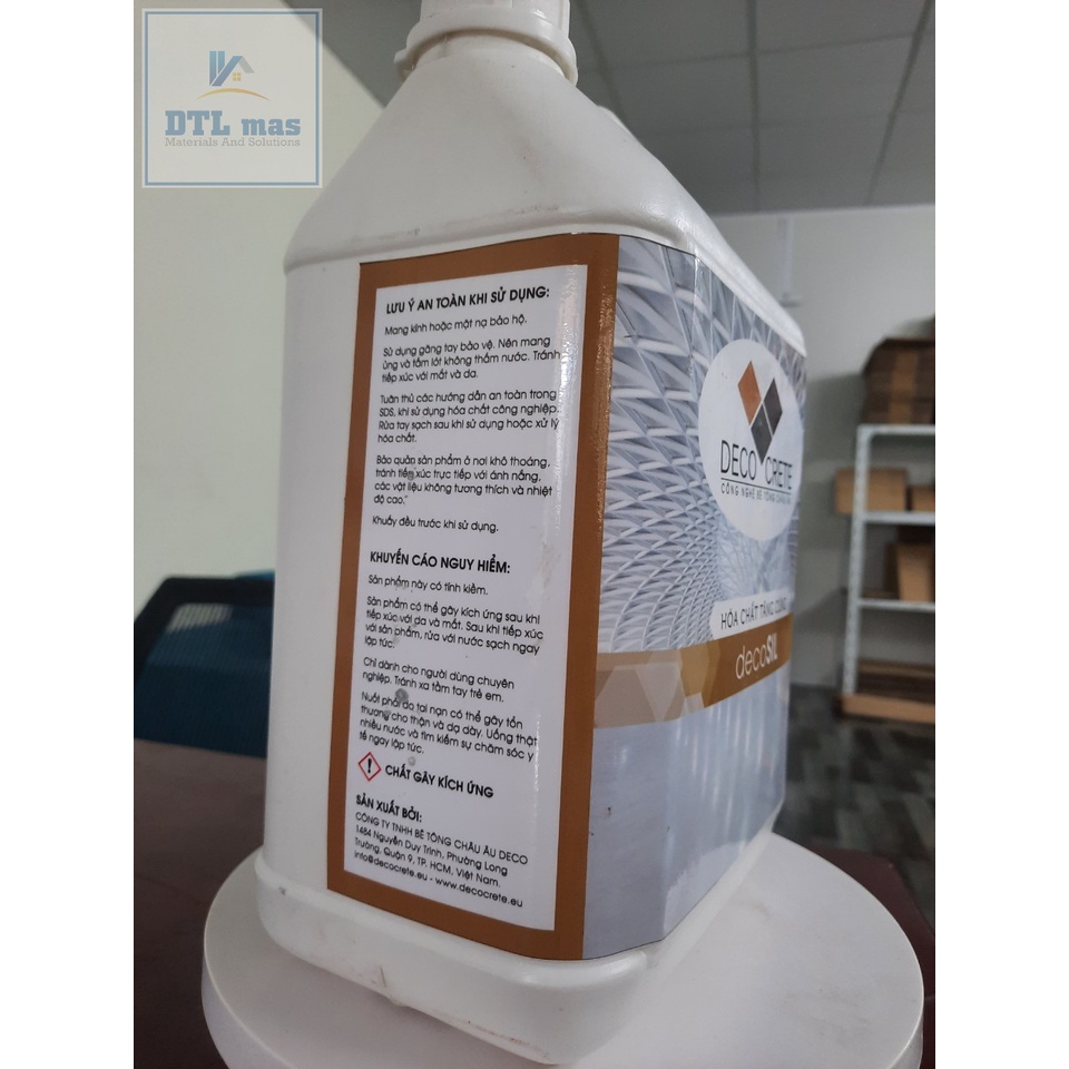 DECOfinish  1 Kg - Chất tăng bóng sàn bê tông - Công nghệ Châu Âu