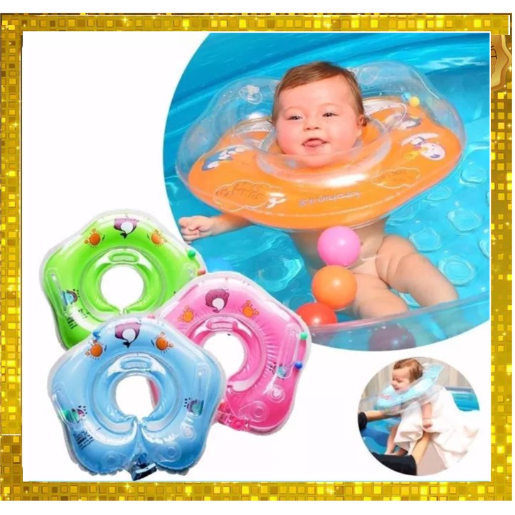 (Loại Dày) PHAO BƠI ĐỠ CỔ AN TOÀN CHO BÉ