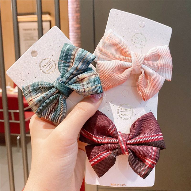 Kẹp Tóc Nơ Xinh Xắn Phong Cách Hàn Quốc