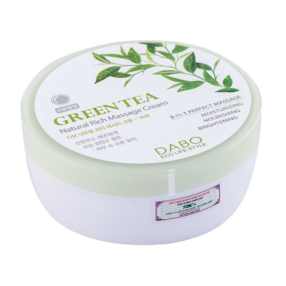 Kem massage mặt và toàn thân làm trắng và tái tạo da Dabo Aloe Natural Cream Hàn Quốc 200ml | BigBuy360 - bigbuy360.vn