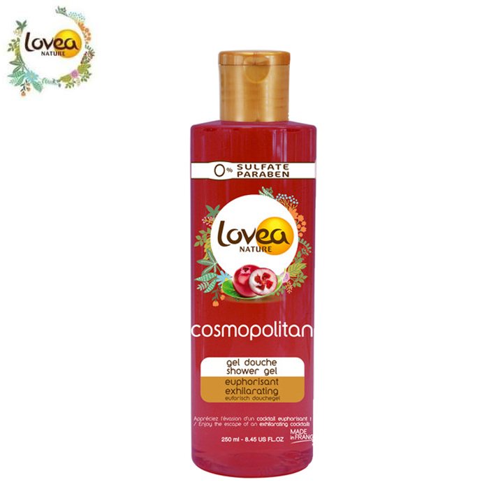 Sữa tắm Lovea Nature Cosmopolitan – 250ml tinh chất từ nam việt quất