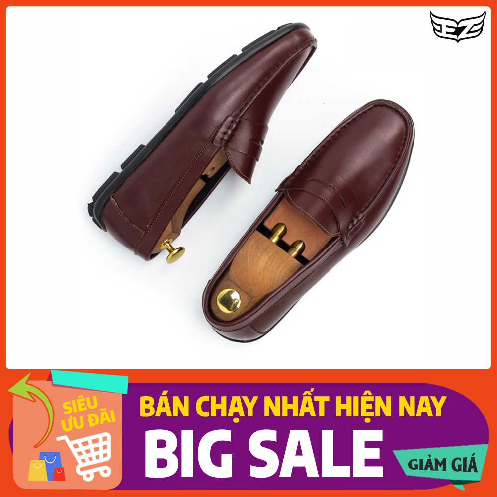 [Siêu Rẻ] Giày Penny Mocassin - Giày Mọi Nam Da Bò Thật 100% - Da Nhập Khẩu Chính Hãng - Bảo Hành 12 Tháng