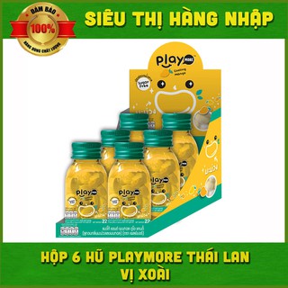 Hộp 6 hũ kẹo Play Thái Lan vị xoài