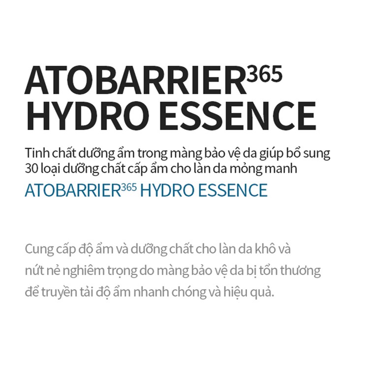 Tinh Chất Dưỡng Ẩm Phục Hồi Da Aestura Atobarrier365 Hydro Essence 150ml Daily Beauty Official