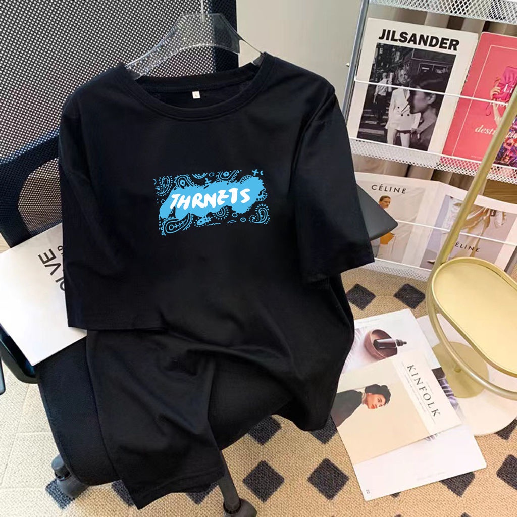 Áo Thun Tay Ngắn In Chữ Và Chú Gấu Dễ Thương Thời Trang Mùa Hè Cho Nữ