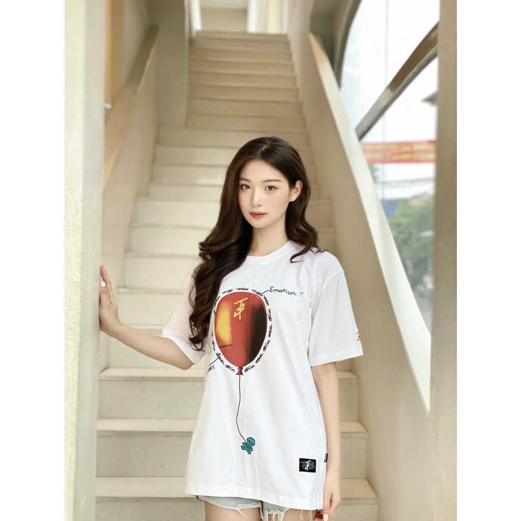 Áo thun TSUN Balloon Tee - White - Unisex