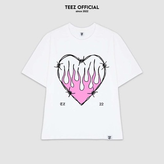 [XẢ NGHỈ BÁN] Áo Thun Unisex Nam Nữ TEEZ - TZ1055 Form Rộng Tay Lỡ Freesize