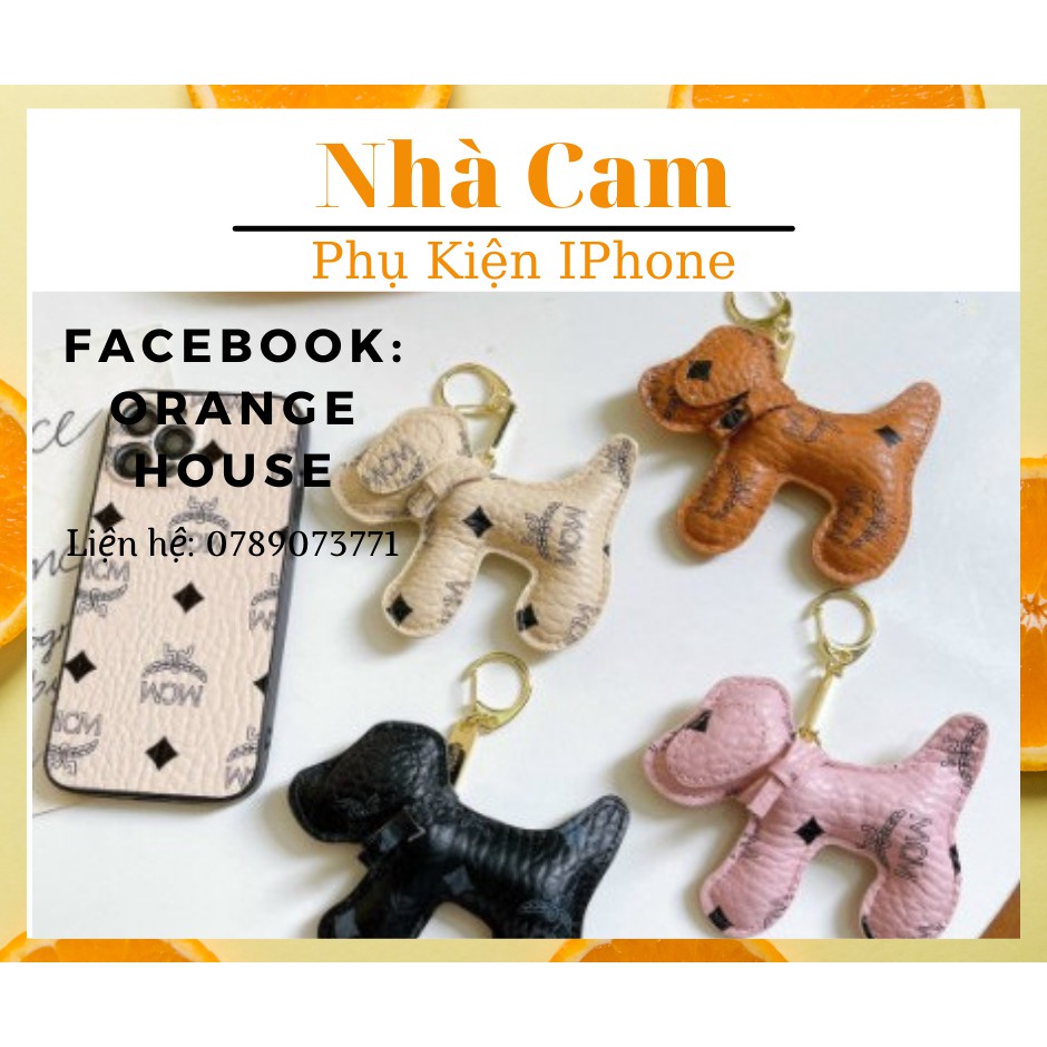 Móc Khóa hình chú CHÓ MCM nhỏ dễ thương làm móc khóa, treo cặp