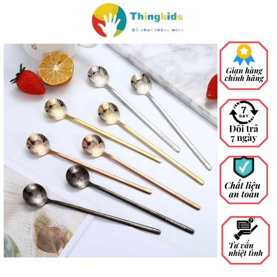 Combo 4 thìa inox 304 đóng hộp - Thingkids