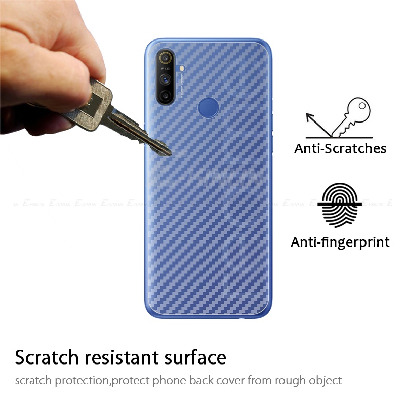 Bộ 5 Miếng Phim Dán 3D Bằng Sợi Carbon Cho Realme Narzo 50 50A 50i Prime 30 20 10 30A 20A 10A Pro