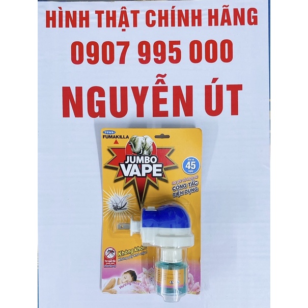 bộ xông đuổi muỗi jumbo vape D1