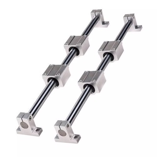Combo 2 thanh trượt tròn ø16 x 1m + 4 gối đỡ sk16 + 4 bi trượt scs16uu