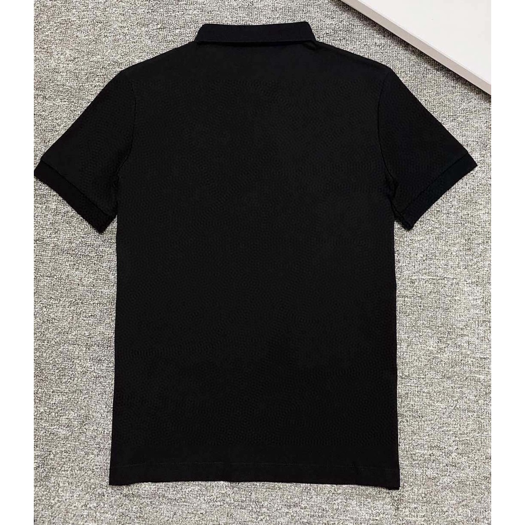 VERSAC Summer 2020 men short sleeve logo badge leather polo pure cotton t-shirt can not buy