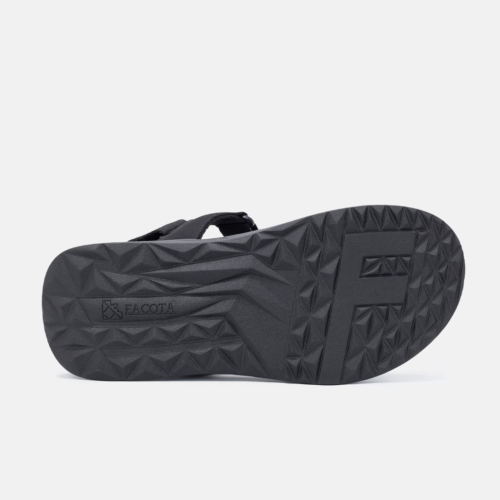 FACOTA | Giày dép sandal nam, nữ Unisex thể thao đen full đi học, đi chơi Cl01