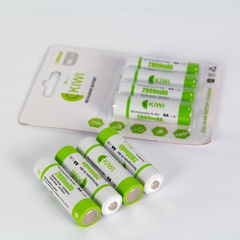 Pin sạc Kiwi 2800mAh Ni-MH AA 1,2V