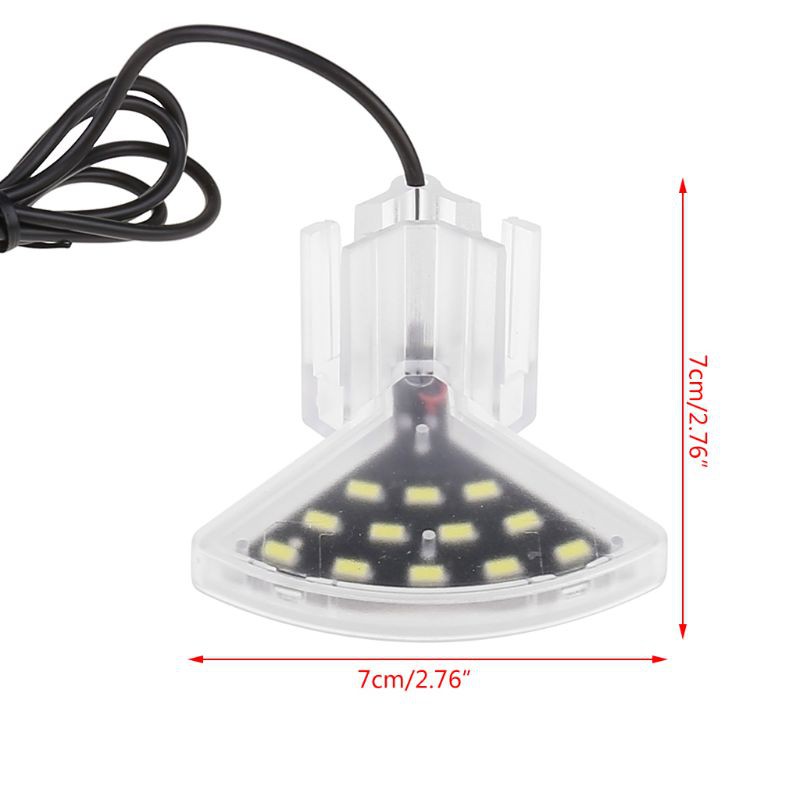 Đèn 5730LED thủy sinh kẹp góc hồ cá 100-240v