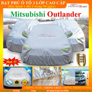 Bạt phủ ô tô Mitsubishi Outlander Cao Cấp Cách Nhiệt, Chống Nước, Chống Trộm Gương hàng loại 1