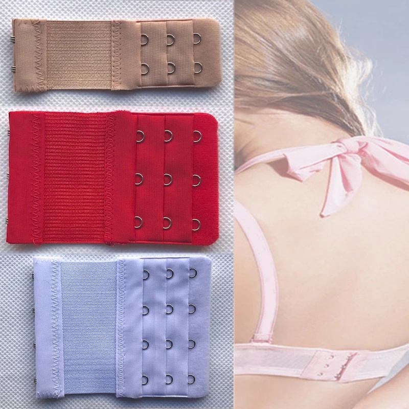 Tấm Móc 2/ 3/ 4 Hàng Co Giãn Có Thể Điều Chỉnh Hỗ Trợ Nới Rộng Áo Ngực Dành Cho Nữ
