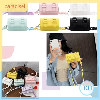 Túi Da Đeo Chéo Mini Màu Kẹo Ngọt
