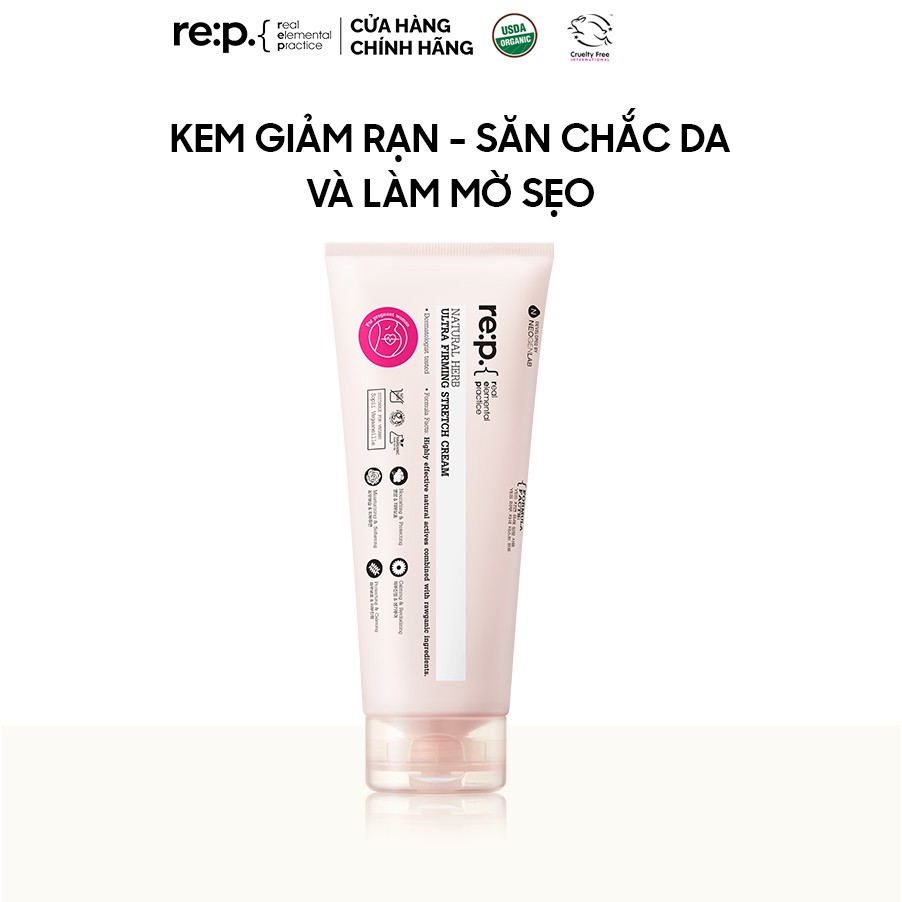 [Mã COSDAY giảm 50k đơn 250k] Kem Giảm Rạn, Làm Mờ Sẹo RE:P Natural Herb Ultra Firming Stretch Cream