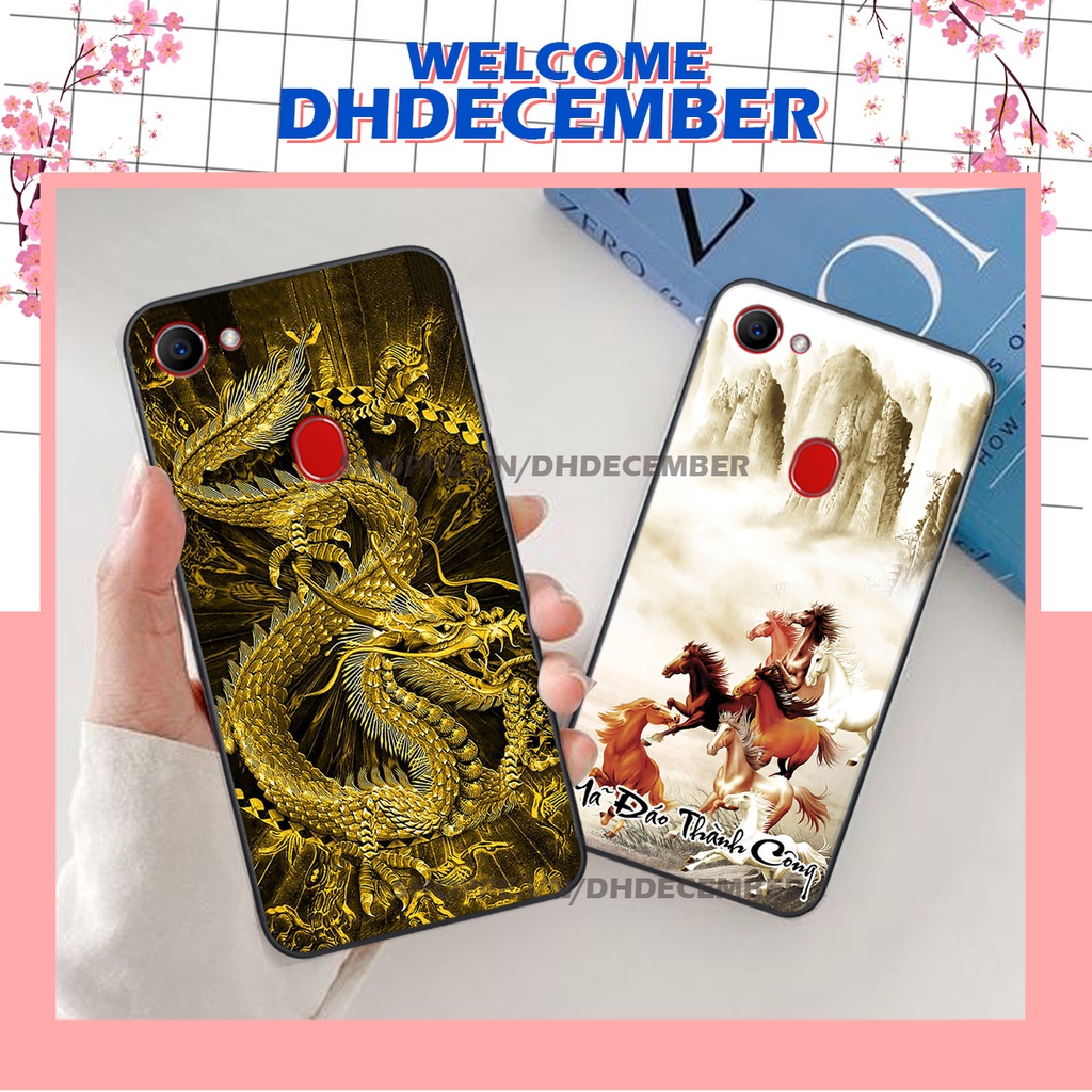 Ốp lưng Oppo F5 / F7 in hình thư pháp tâm an vạn sự an ,mã đáo thành công SIÊU CHẤT