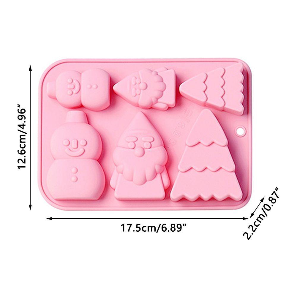 CONOPERY Khuôn Silicone Tạo Hình Làm Bánh Kẹo Hình Người Tuyết