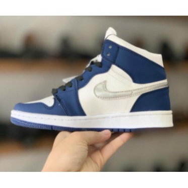 Giày Jodan Xanh Tím Than Cao Cổ , Giày JD1 Xanh navy Cao Cổ Full Box Bill | BigBuy360 - bigbuy360.vn