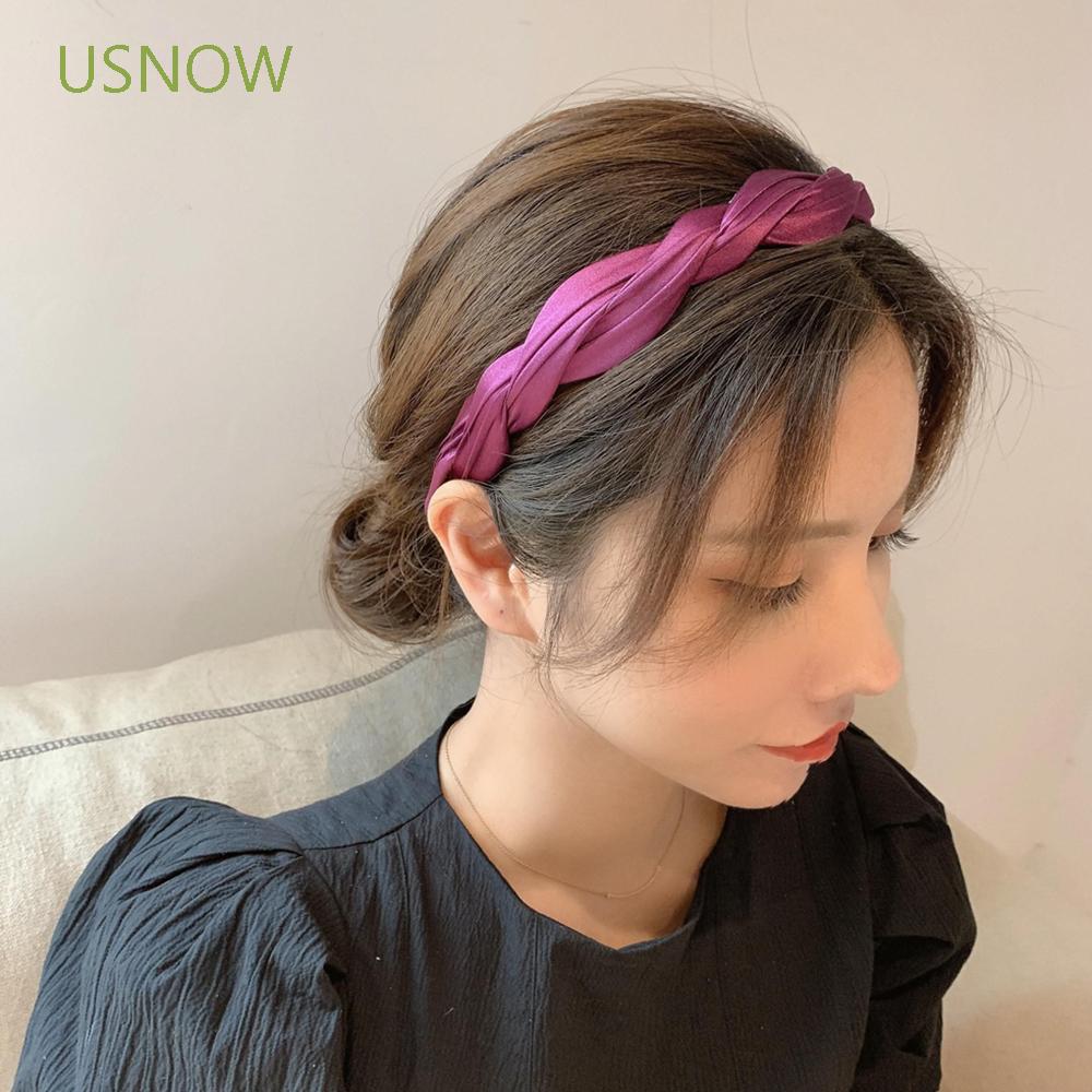 Băng Đô Cài Tóc Bằng Lụa Satin Thời Trang  Cho Nữ