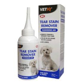 [Xuất xứ Anh] vệ sinh vùng mắt cho chó M&amp;C TEAR UM 100ml (TEAR STAIN REMOVER)