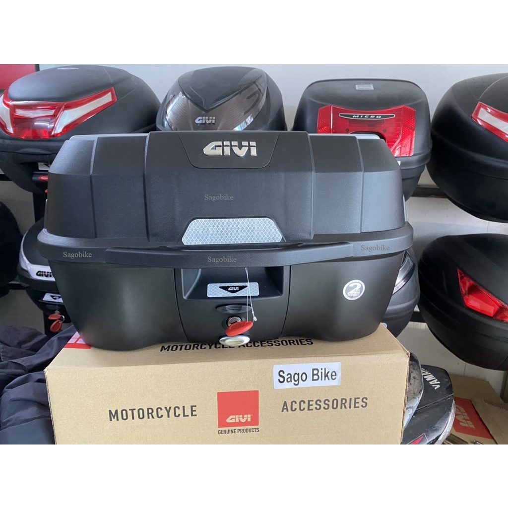 Thùng Givi B45NM, thùng givi 45lit kèm đế, ốc gắn, hàng chính hãng, bảo hành 2 năm