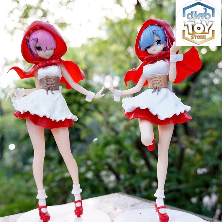 Mô hình nhân vật cô bé choàng khăn đỏ trong Anime Re : Zero