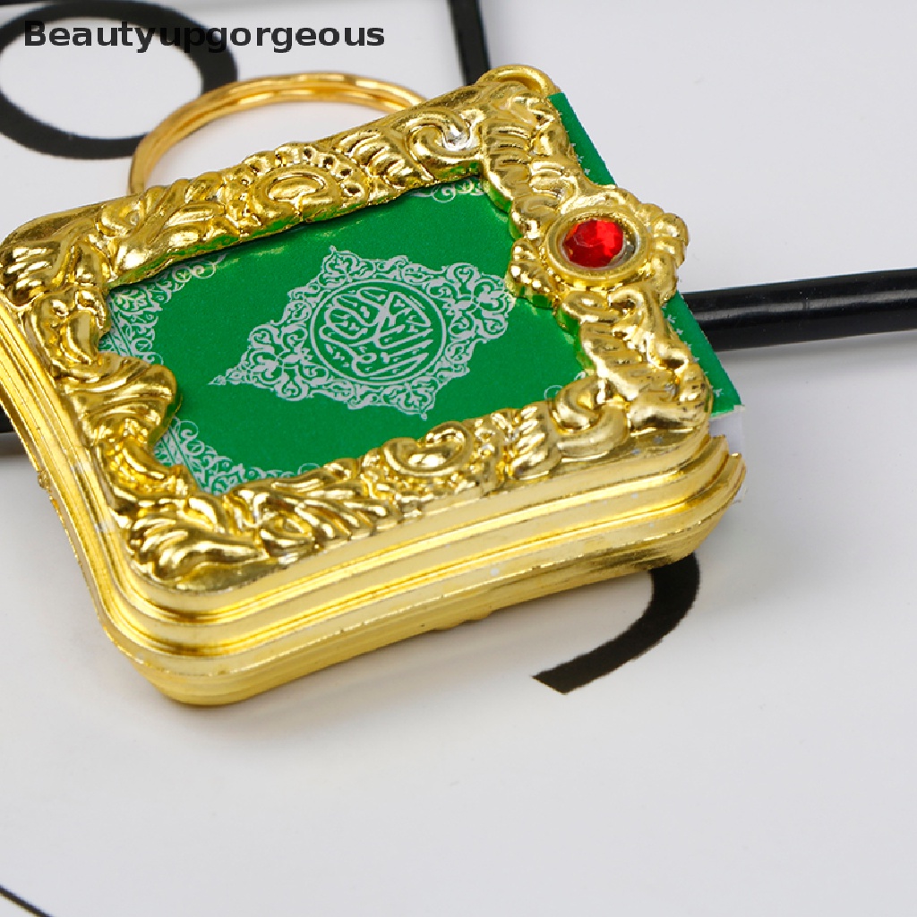 Móc Khóa Mini Hình Koran Ark Quran Green Is Island