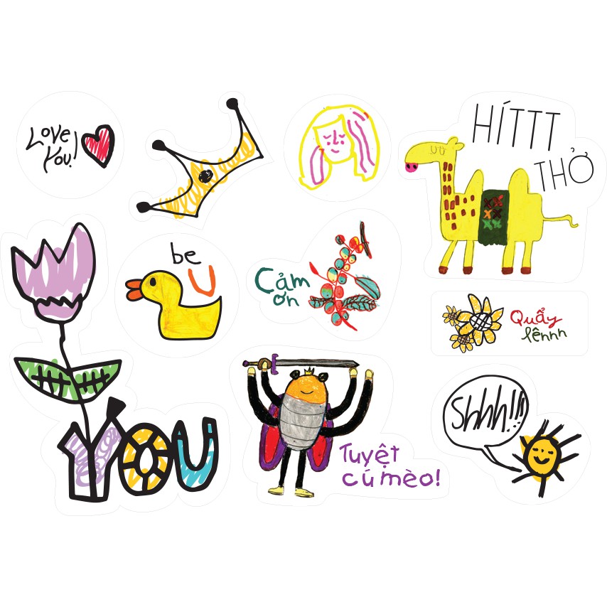 Sticker cute Shopee Việt Nam